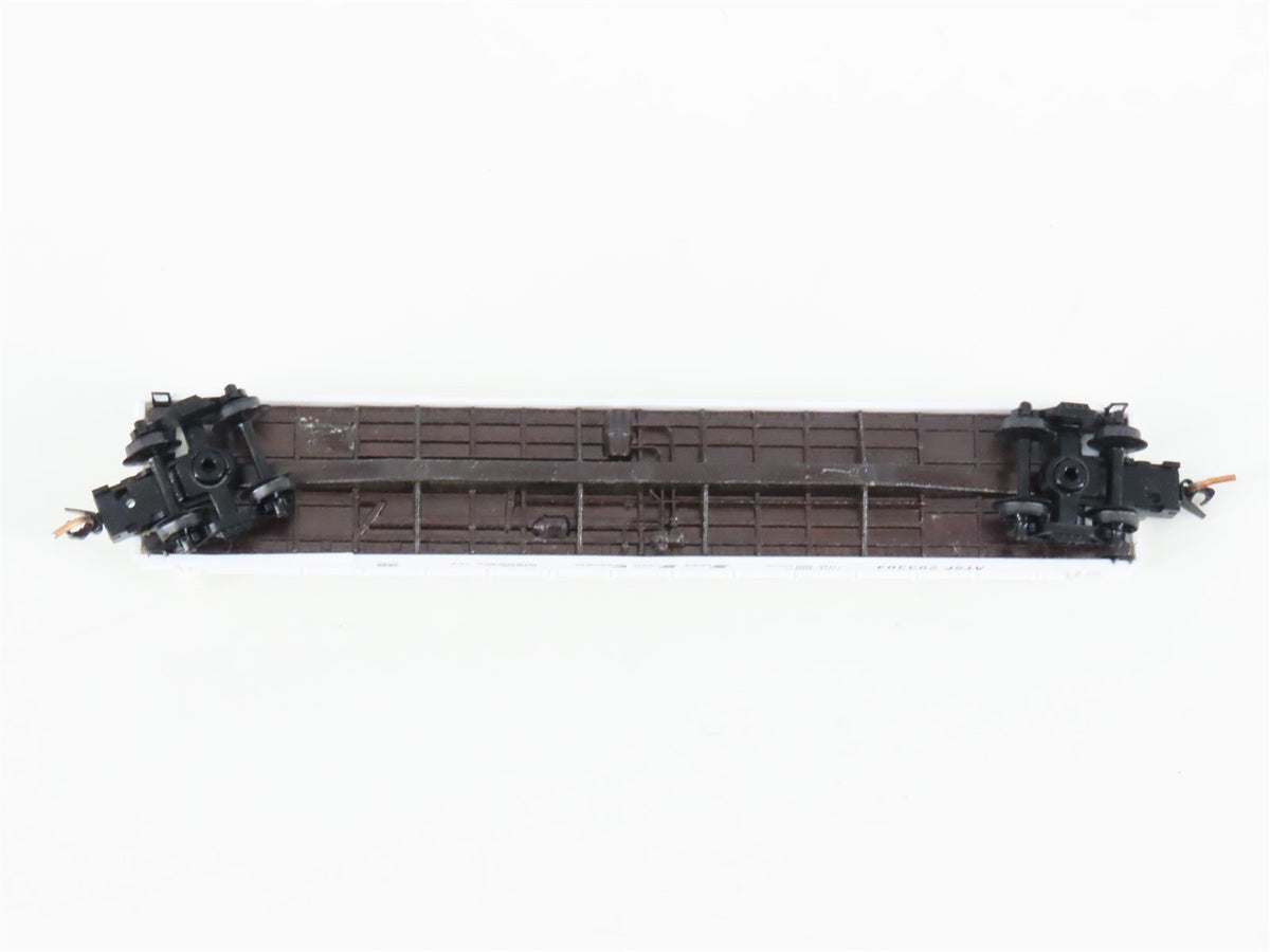 N Scale Micro-Trains MTL 64010 ATSF Santa Fe 57&#39; TOFC Flatcar #293304