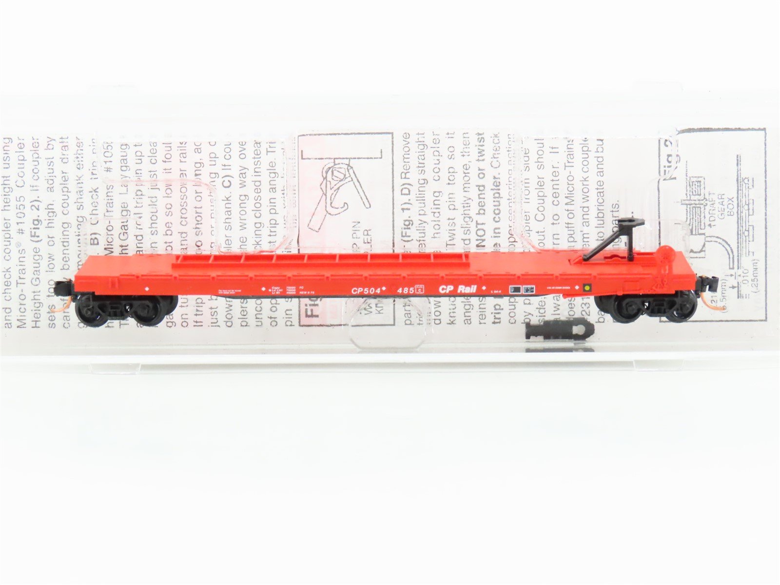 N Scale Micro-Trains MTL 64070 CP Rail 57' Converted TOFC Flatcar #504485