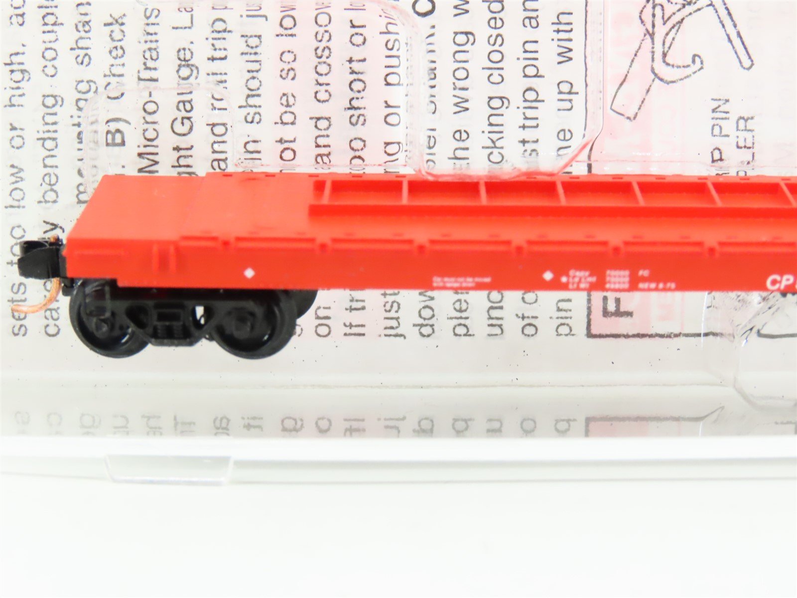 N Scale Micro-Trains MTL 64070 CP Rail 57' Converted TOFC Flatcar #504485