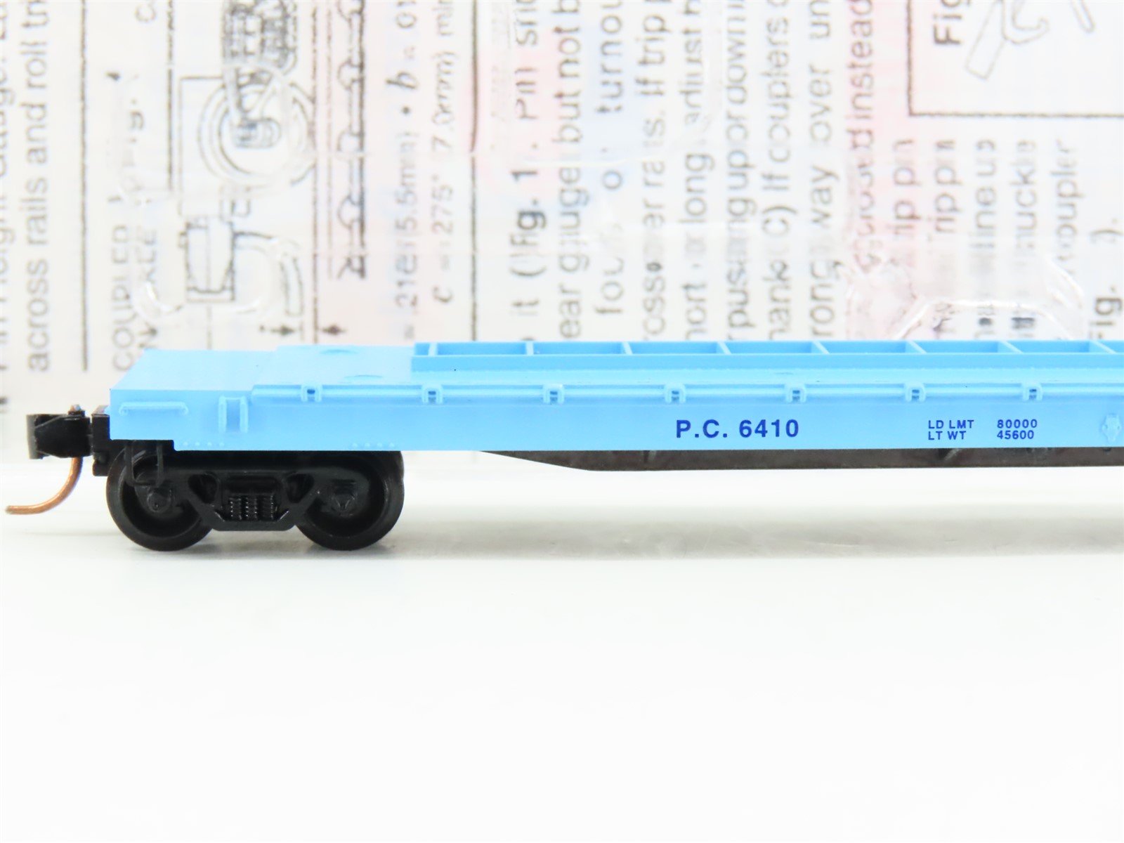 N Scale Micro-Trains MTL 64060 PC Pepsi-Cola 57' Converted TOFC Flatcar #6410