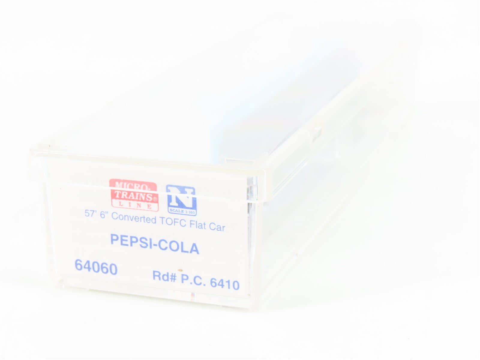 N Scale Micro-Trains MTL 64060 PC Pepsi-Cola 57' Converted TOFC Flatcar #6410