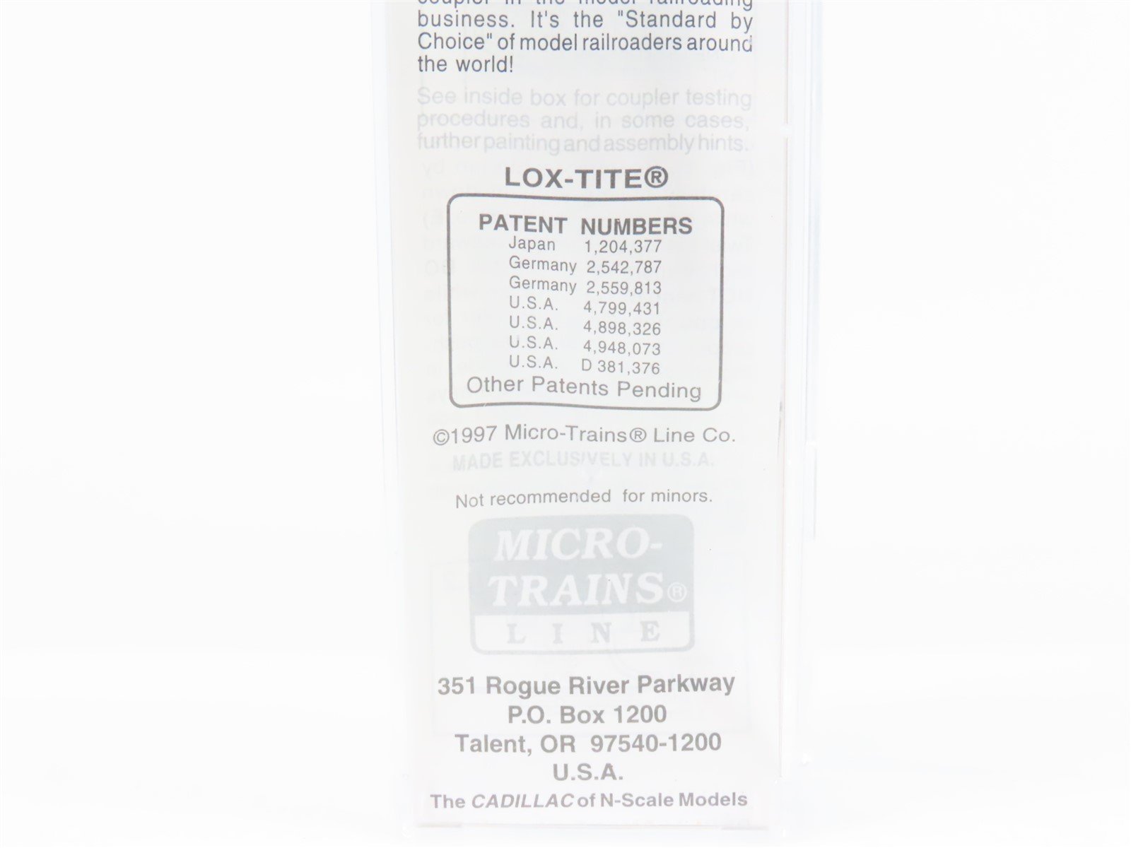 N Scale Micro-Trains MTL 102030 MTL Silver 25th Anniversary 60' Boxcar #1172