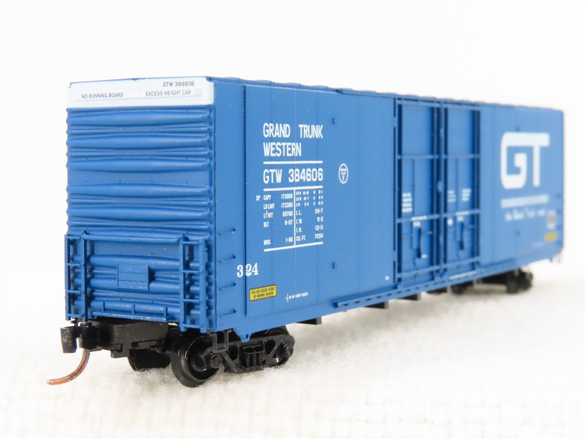N Scale Micro-Trains MTL 102080 GTW Grand Trunk Western 60&#39; Boxcar #384606
