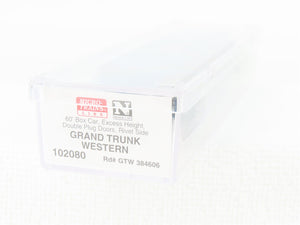 N Scale Micro-Trains MTL 102080 GTW Grand Trunk Western 60' Boxcar #384606