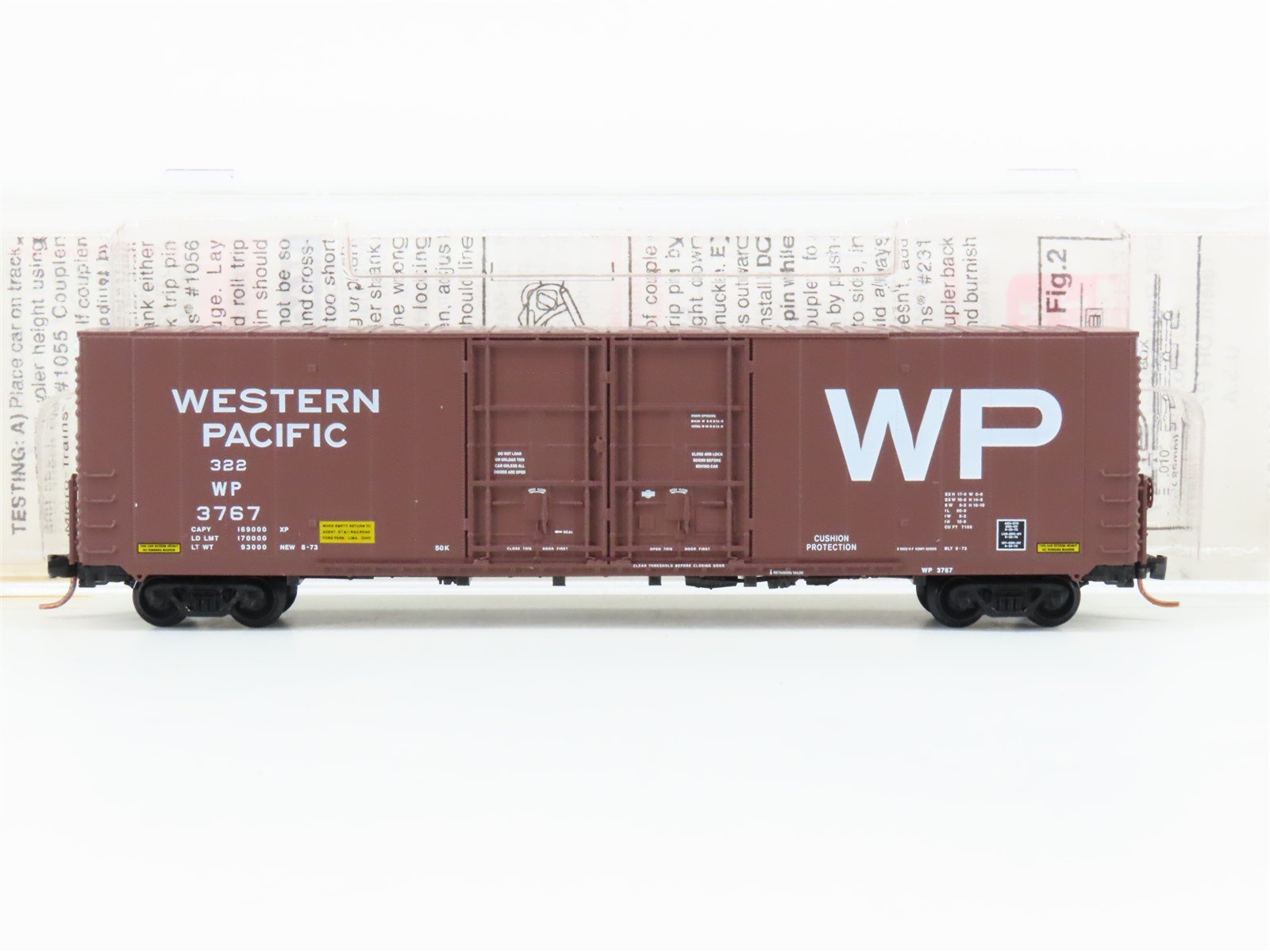 N Scale Micro-Trains MTL 102050 WP Western Pacific 60' Boxcar #3767