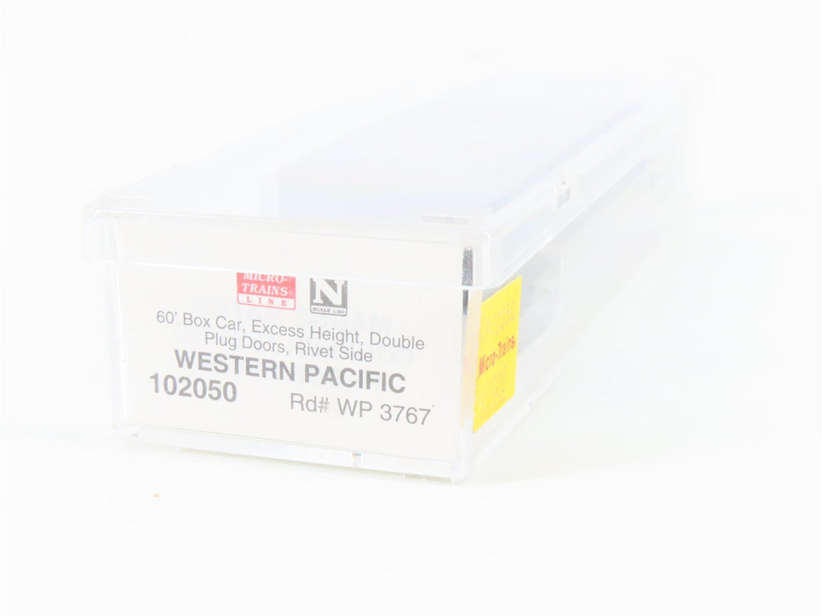 N Scale Micro-Trains MTL 102050 WP Western Pacific 60&#39; Boxcar #3767