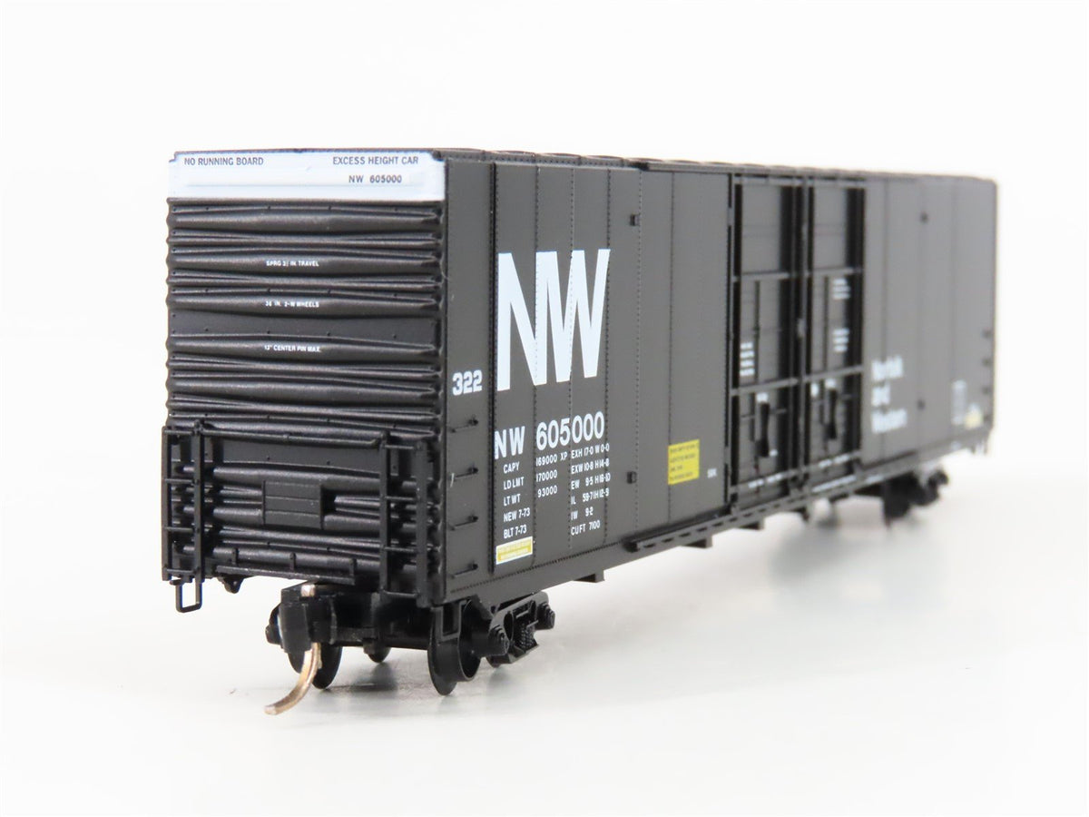 N Scale Micro-Trains MTL 102040 N&amp;W Norfolk &amp; Western 60&#39; Boxcar #605000