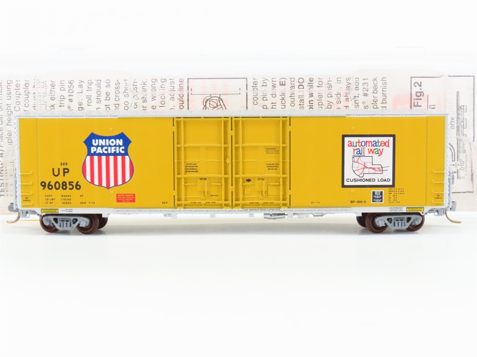 N Scale Micro-Trains MTL 102020 UP Union Pacific 60' Boxcar #960856