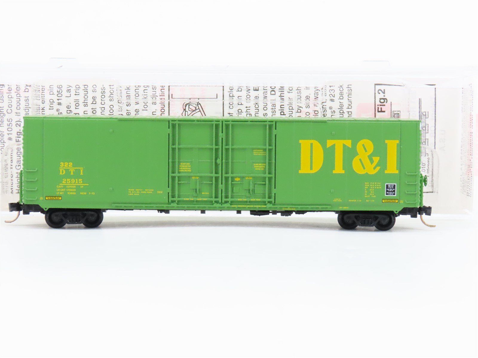 N Scale Micro-Trains MTL 102010 DT&I Detroit Toledo & Ironton 60' Boxcar #25915