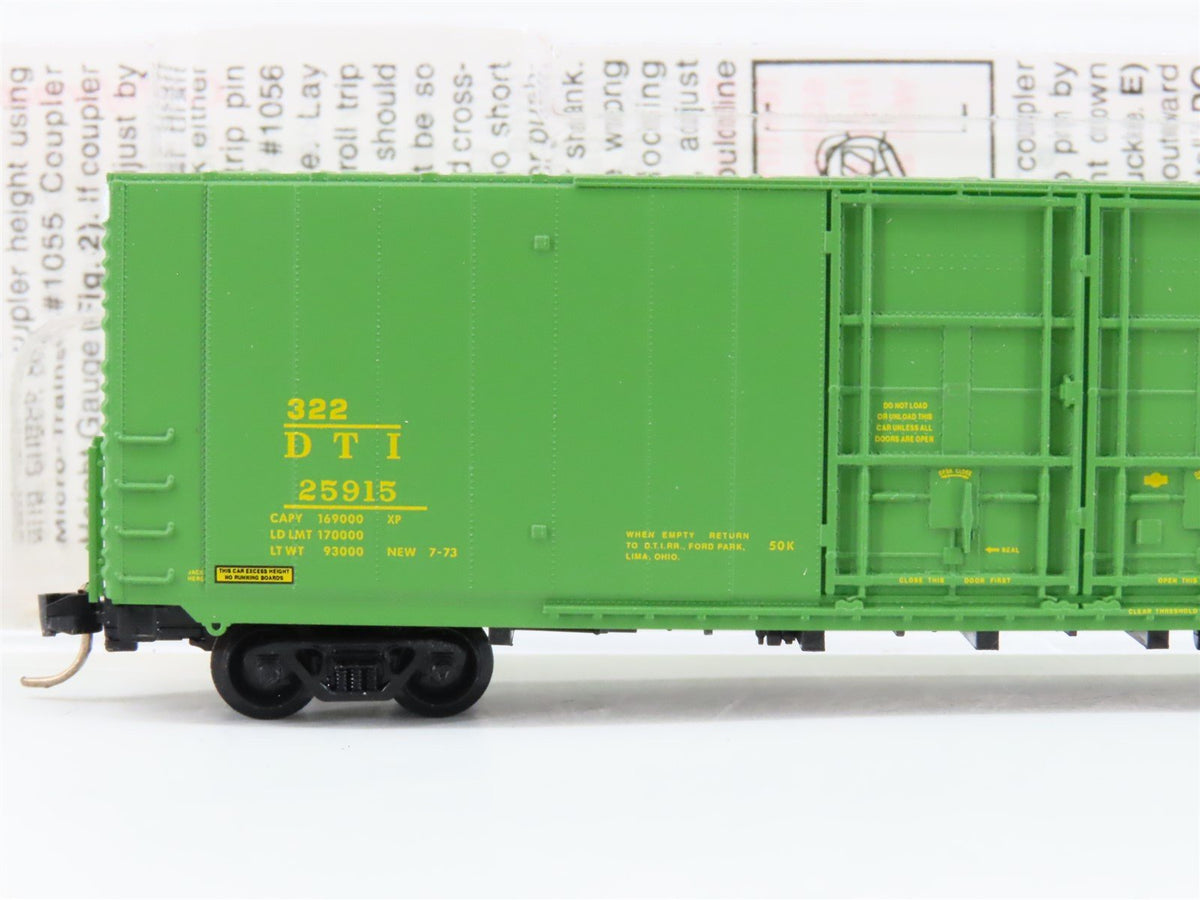 N Scale Micro-Trains MTL 102010 DT&amp;I Detroit Toledo &amp; Ironton 60&#39; Boxcar #25915