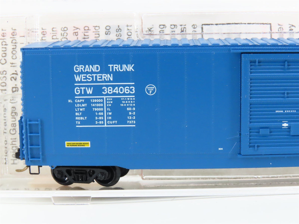 N Scale Micro-Trains MTL 104010 GTW Grand Trunk Western 60&#39; Boxcar #384063