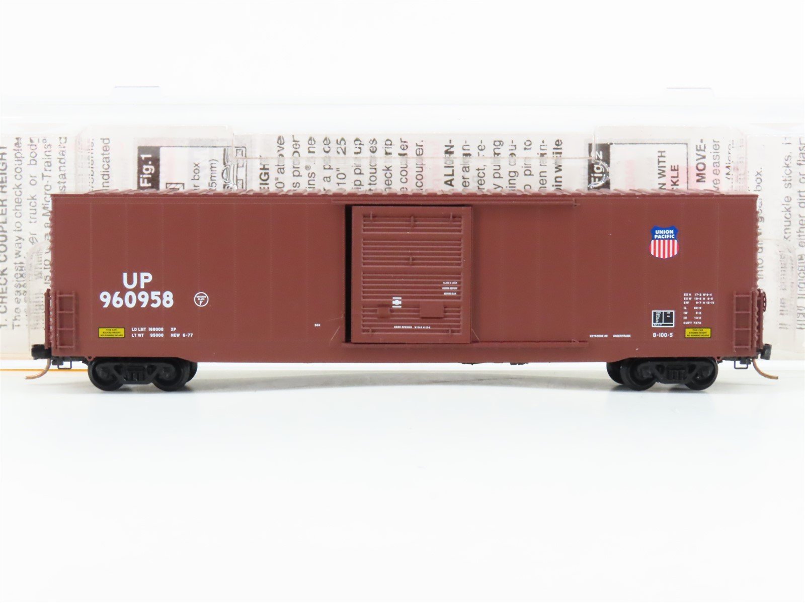 N Scale Micro-Trains MTL 104030 UP Union Pacific 60' Single Door Boxcar #960958