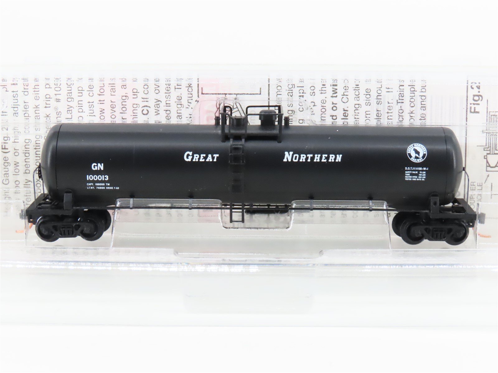 N Scale Micro-Trains MTL 110050 GN Great Northern 56' General Tankcar #100013
