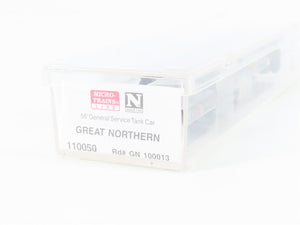 N Scale Micro-Trains MTL 110050 GN Great Northern 56' General Tankcar #100013