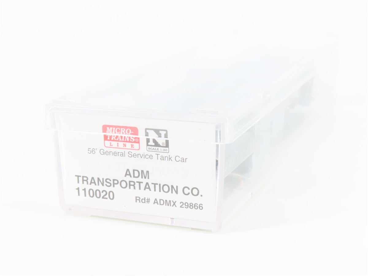 N Micro-Trains MTL 110020 ADMX ADM Transport Co 56&#39; General Tankcar #29866