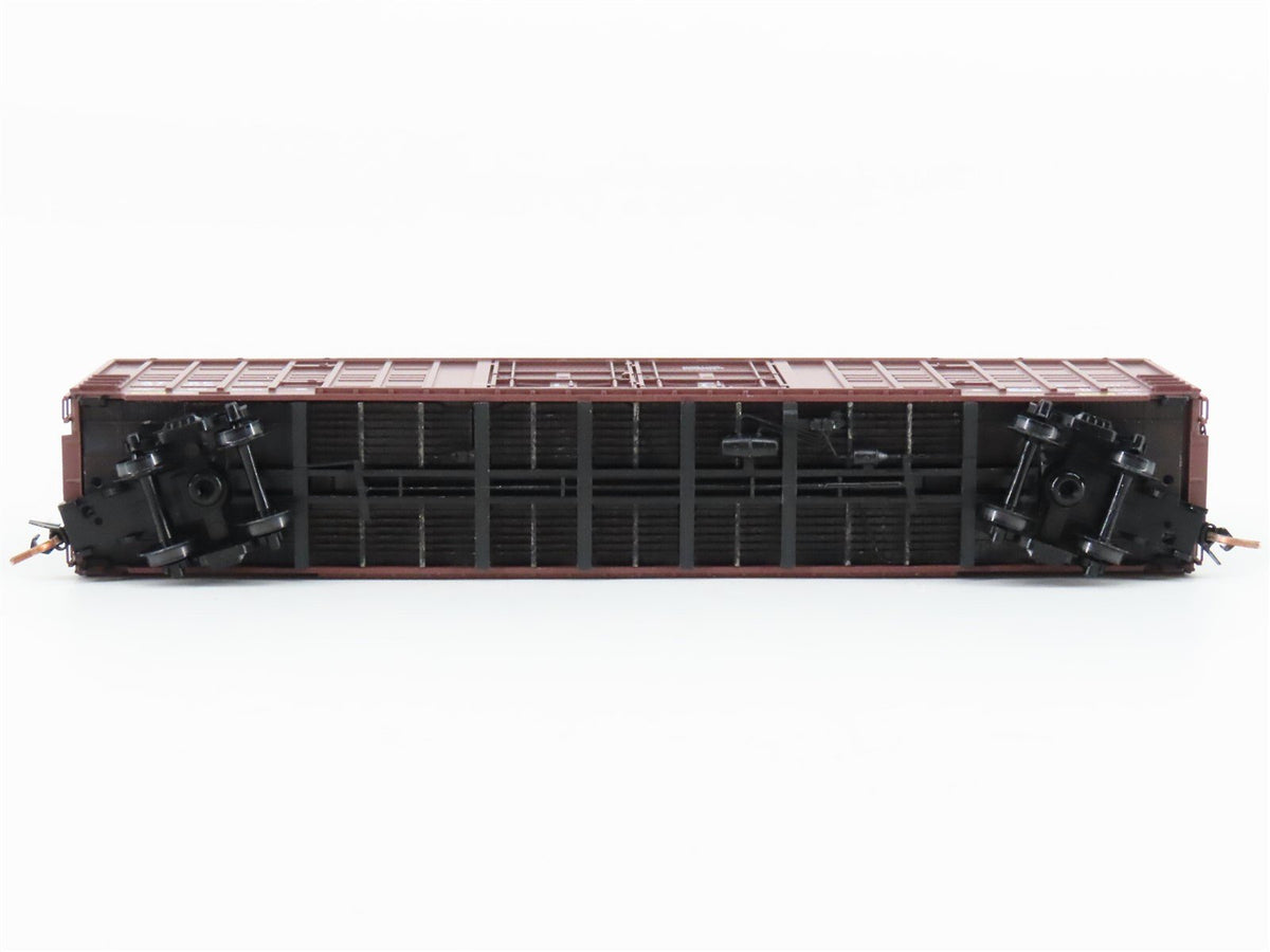 N Scale Micro-Trains MTL 103050 ATSF Santa Fe 60&#39; Waffle Side Boxcar #37572