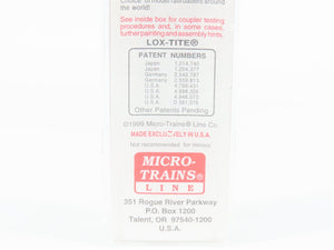 N Scale Micro-Trains MTL 103050 ATSF Santa Fe 60' Waffle Side Boxcar #37572