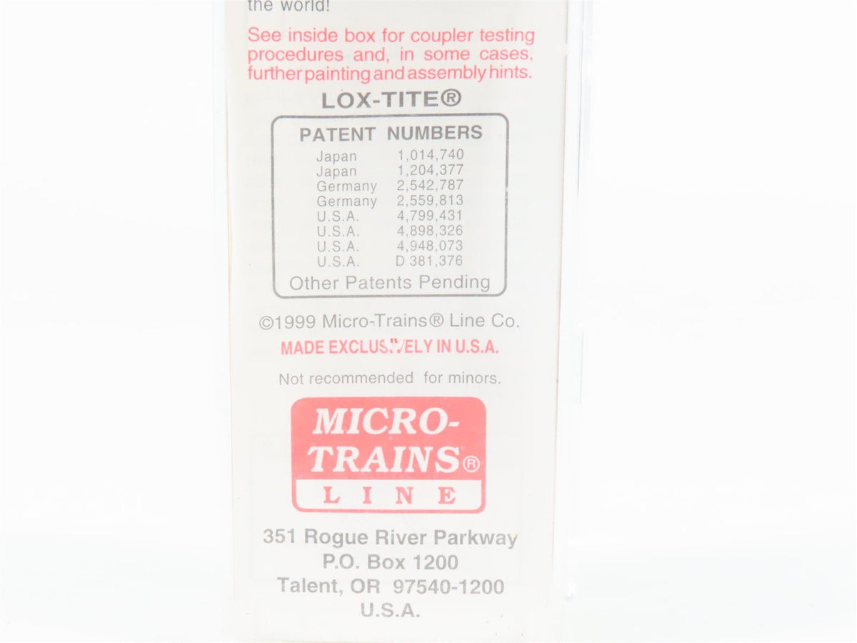 N Scale Micro-Trains MTL 103040 MILW Milwaukee Road 60&#39; Waffle Side Boxcar #4295