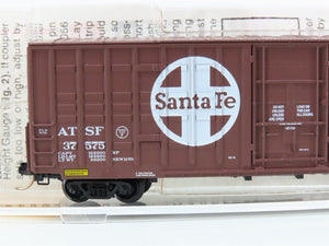 N Scale Micro-Trains MTL 103030 ATSF Santa Fe 60' Waffle Side Boxcar #37575