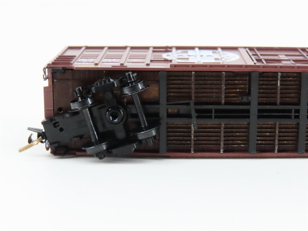 N Scale Micro-Trains MTL 103030 ATSF Santa Fe 60&#39; Waffle Side Boxcar #37575