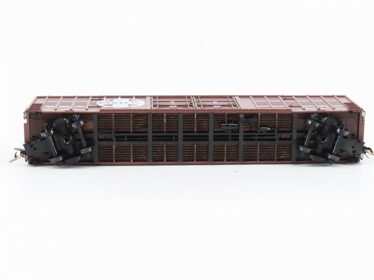 N Scale Micro-Trains MTL 103030 ATSF Santa Fe 60&#39; Waffle Side Boxcar #37575