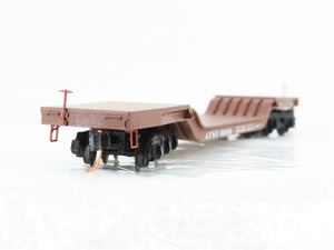 N Scale Micro-Trains MTL 109040 ATSF Santa Fe Depressed Center Flatcar #90000
