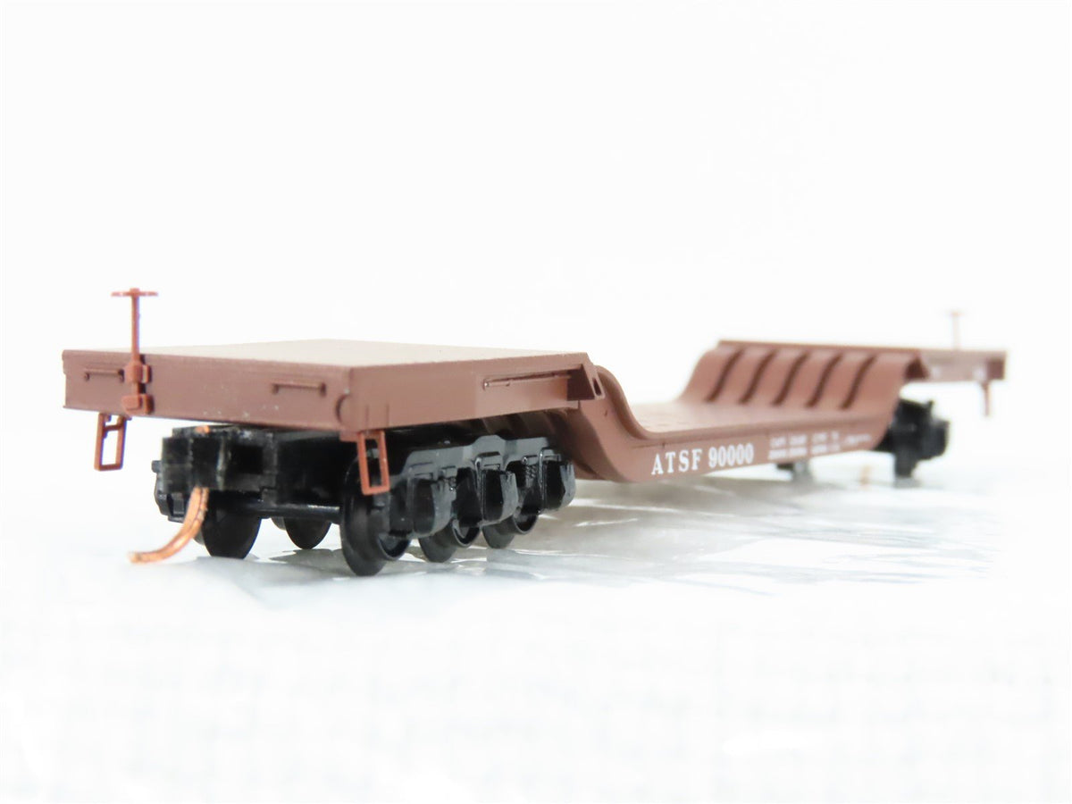 N Scale Micro-Trains MTL 109040 ATSF Santa Fe Depressed Center Flatcar #90000