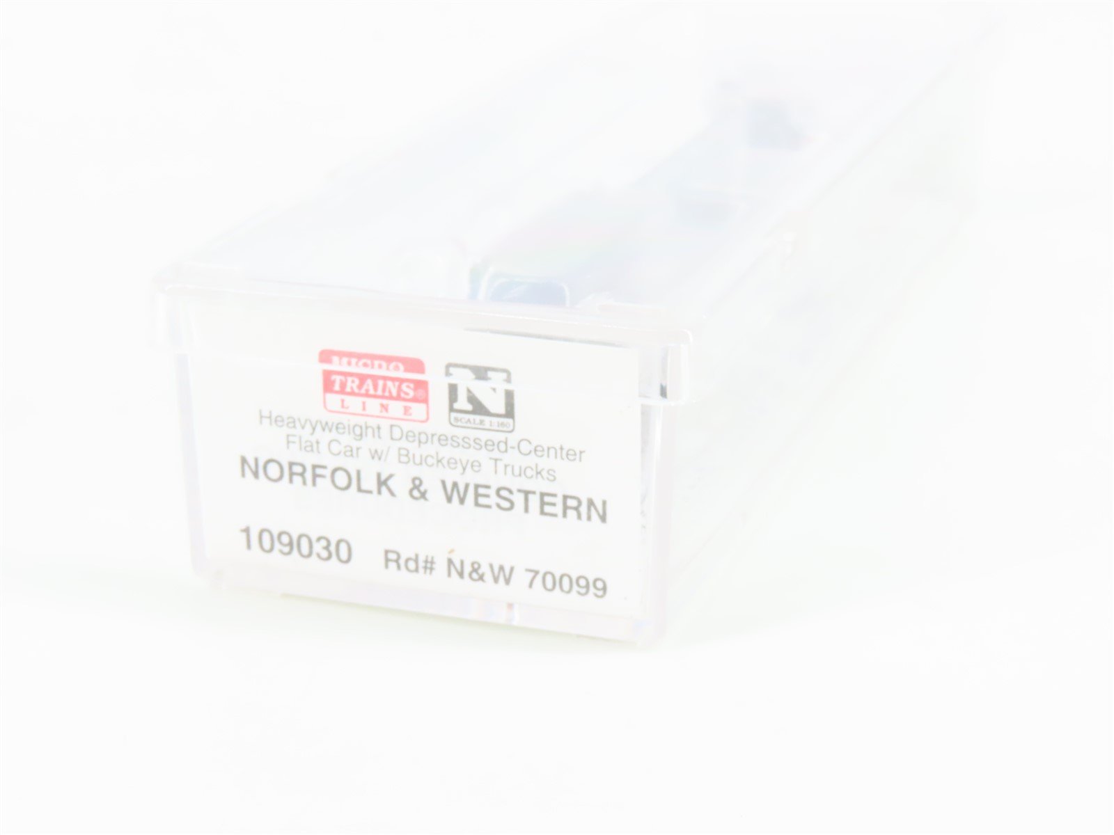 N Micro-Trains MTL 109030 N&W Norfolk & Western Depressed Center Flatcar #70099