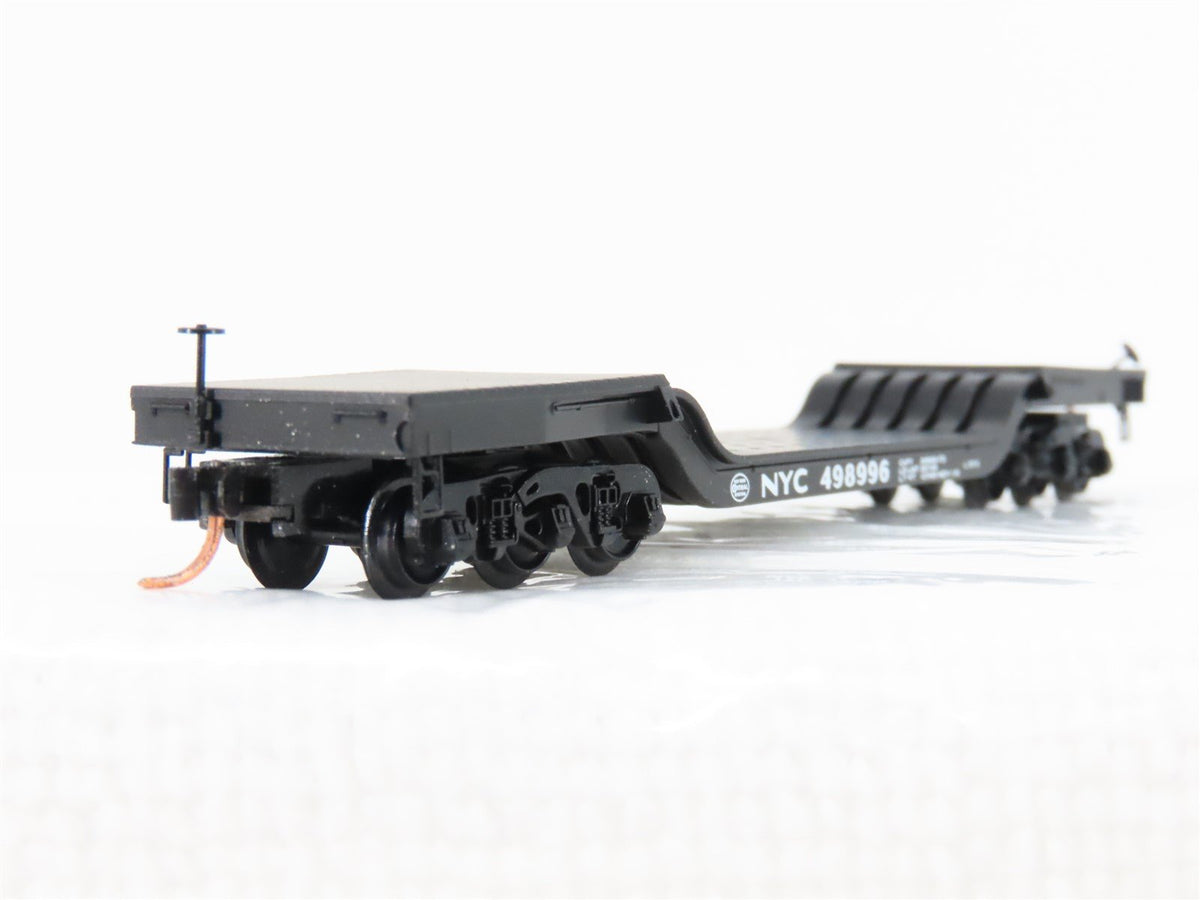 N Micro-Trains MTL 109020 NYC New York Central Depressed Center Flatcar #498996
