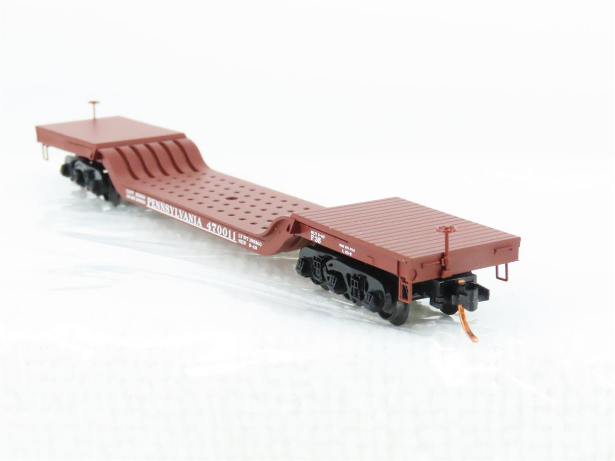N Micro-Trains MTL 109010 PRR Pennsylvania Depressed Center Flatcar #498996