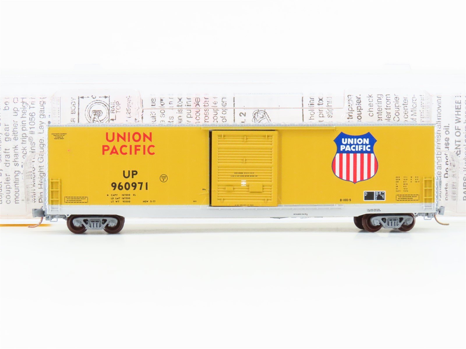 N Scale Micro-Trains MTL 104050 UP Union Pacific 60' Single Door Boxcar #960971