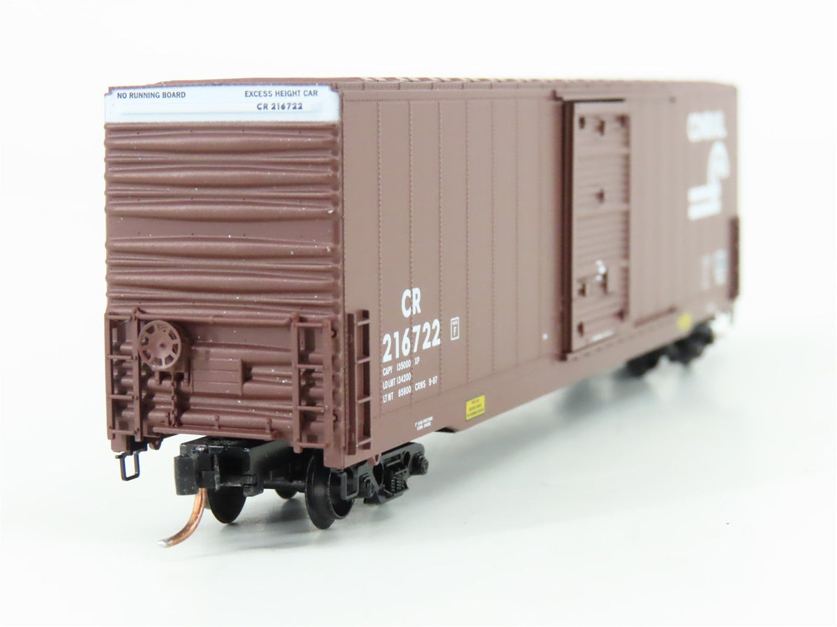 N Scale Micro-Trains MTL 104040 CR Conrail 60&#39; Single Door Boxcar #216722