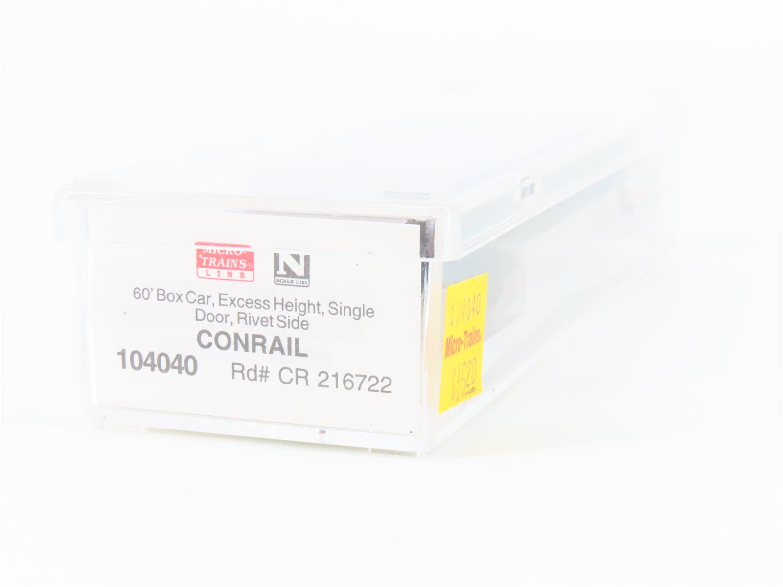 N Scale Micro-Trains MTL 104040 CR Conrail 60' Single Door Boxcar #216722