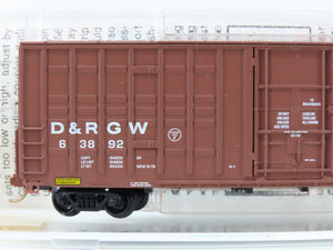 N Scale Micro-Trains MTL 103010 DRGW Rio Grande 60' Waffle Side Boxcar #63892