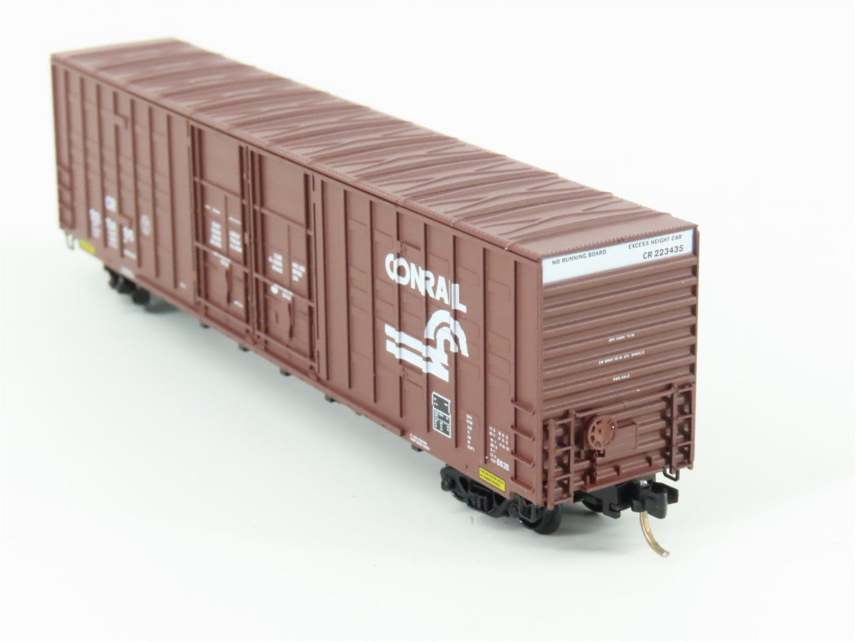 N Scale Micro-Trains MTL 103020 CR Conrail 60&#39; Waffle Side Boxcar #223435