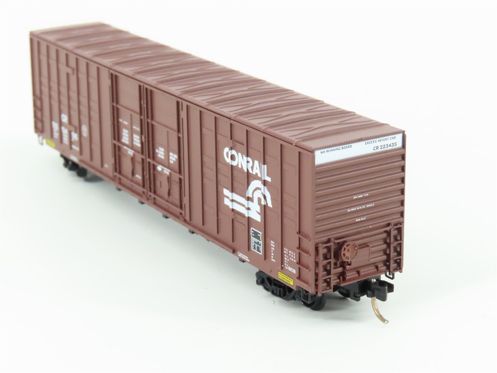 N Scale Micro-Trains MTL 103020 CR Conrail 60' Waffle Side Boxcar #223435