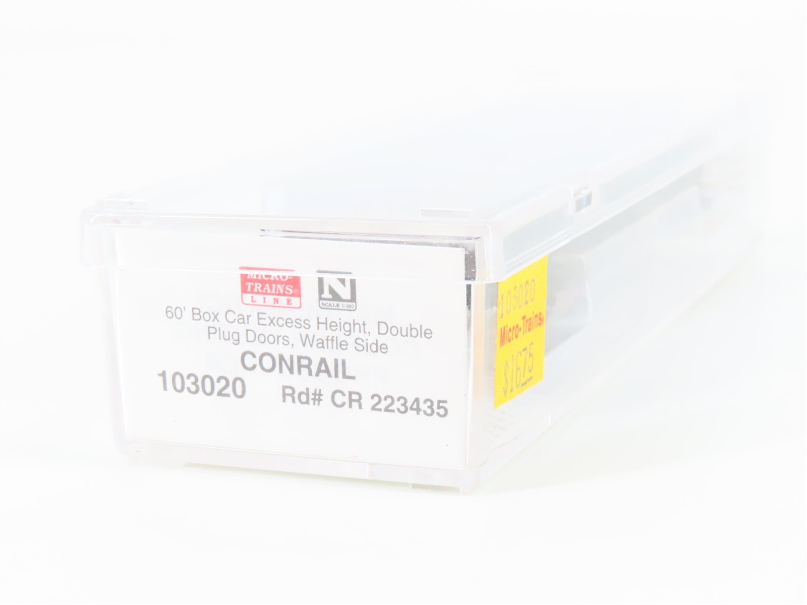 N Scale Micro-Trains MTL 103020 CR Conrail 60' Waffle Side Boxcar #223435