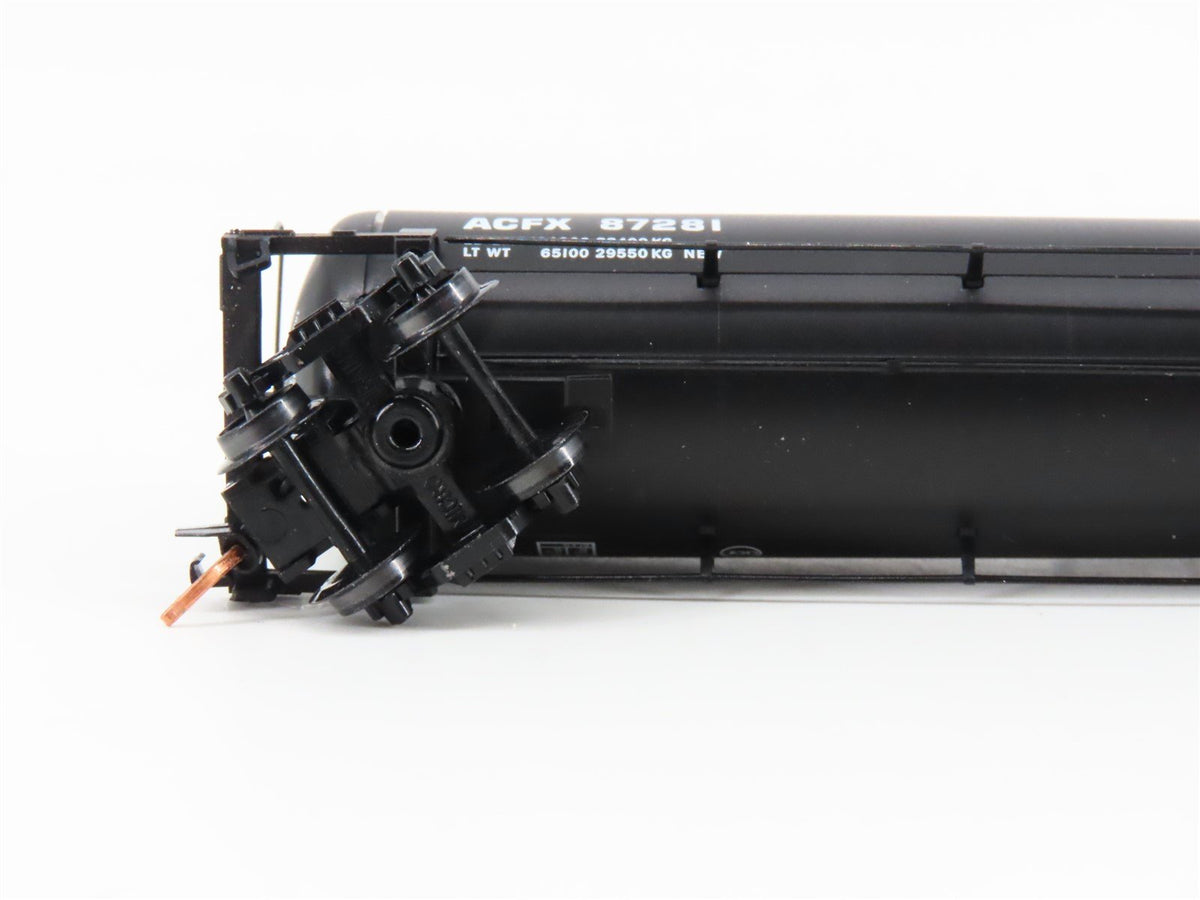 N Scale Micro-Trains MTL 110010 ACFX Leasing 56&#39; General Service Tankcar #87281