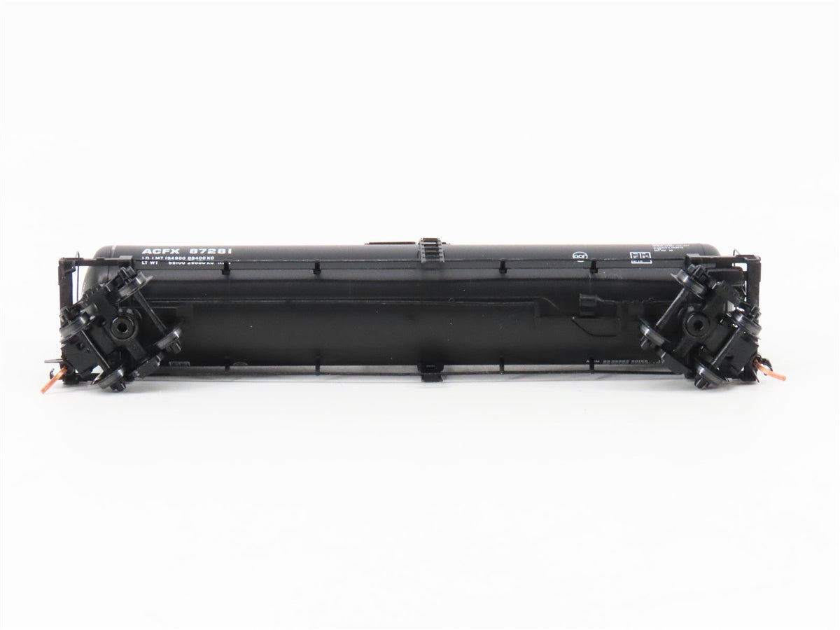 N Scale Micro-Trains MTL 110010 ACFX Leasing 56&#39; General Service Tankcar #87281
