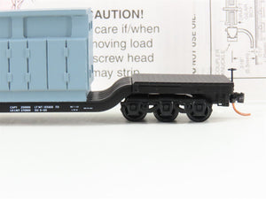 N Micro-Trains MTL 109210 B&O Baltimore & Ohio Depressed Flatcar #9935 w/Load