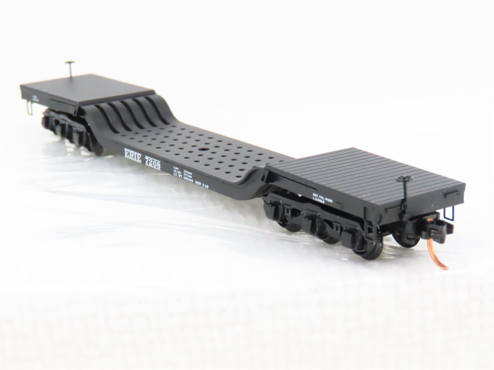 N Scale Micro-Trains MTL 109050 EL Erie Lackawanna Depressed Flatcar #7208