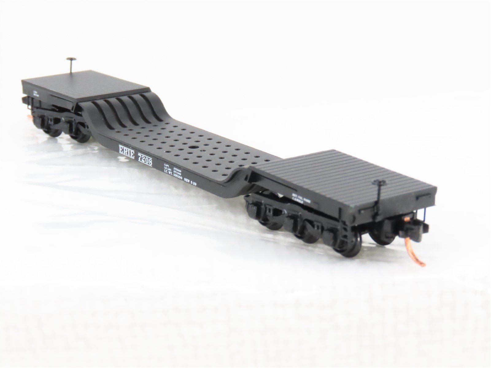 N Scale Micro-Trains MTL 109050 EL Erie Lackawanna Depressed Flatcar #7208