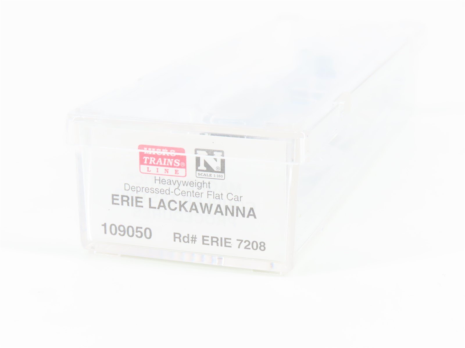 N Scale Micro-Trains MTL 109050 EL Erie Lackawanna Depressed Flatcar #7208