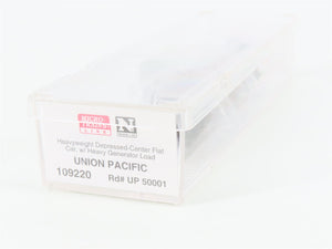 N Scale Micro-Trains MTL 109220 UP Union Pacific Depressed Flatcar #50001 w/Load