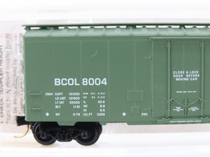 N Scale Micro-Trains MTL 21230 BCOL British Columbia Railway 40' Box Car #8004