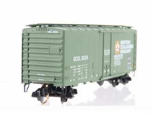 N Scale Micro-Trains MTL 21230 BCOL British Columbia Railway 40' Box Car #8004