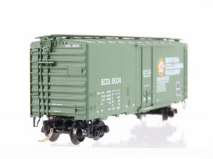 N Scale Micro-Trains MTL 21230 BCOL British Columbia Railway 40' Box Car #8004