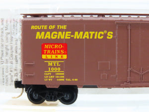 N Scale Micro-Trains MTL 21220 Route of the Magne-Matic's 40' Box Car #1000
