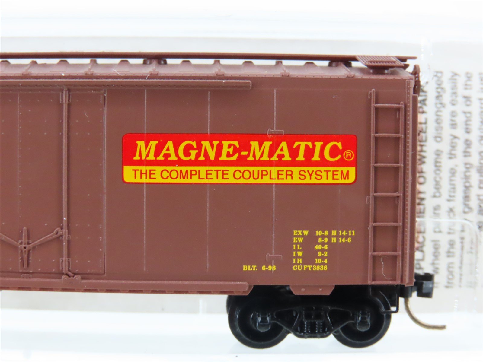 N Scale Micro-Trains MTL 21220 Route of the Magne-Matic's 40' Box Car #1000