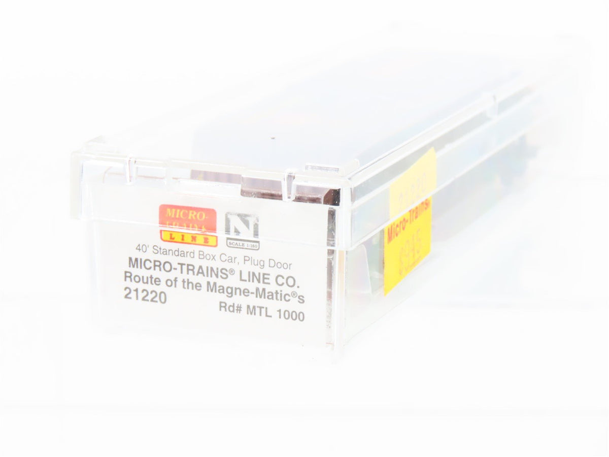 N Scale Micro-Trains MTL 21220 Route of the Magne-Matic&#39;s 40&#39; Box Car #1000